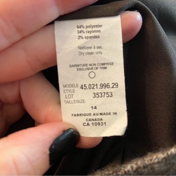 Laura Petites women’s plaid retro jacket in size 14 - Picture 11 of 11